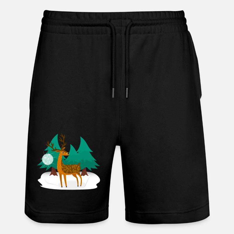 Discothèque Hirsch - Short de jogging bio TRAINER Stanley/Stella unisexe - noir