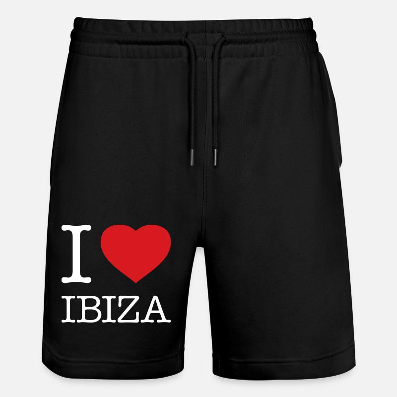 J’ADORE IBIZA - Short de jogging bio TRAINER Stanley/Stella unisexe - noir