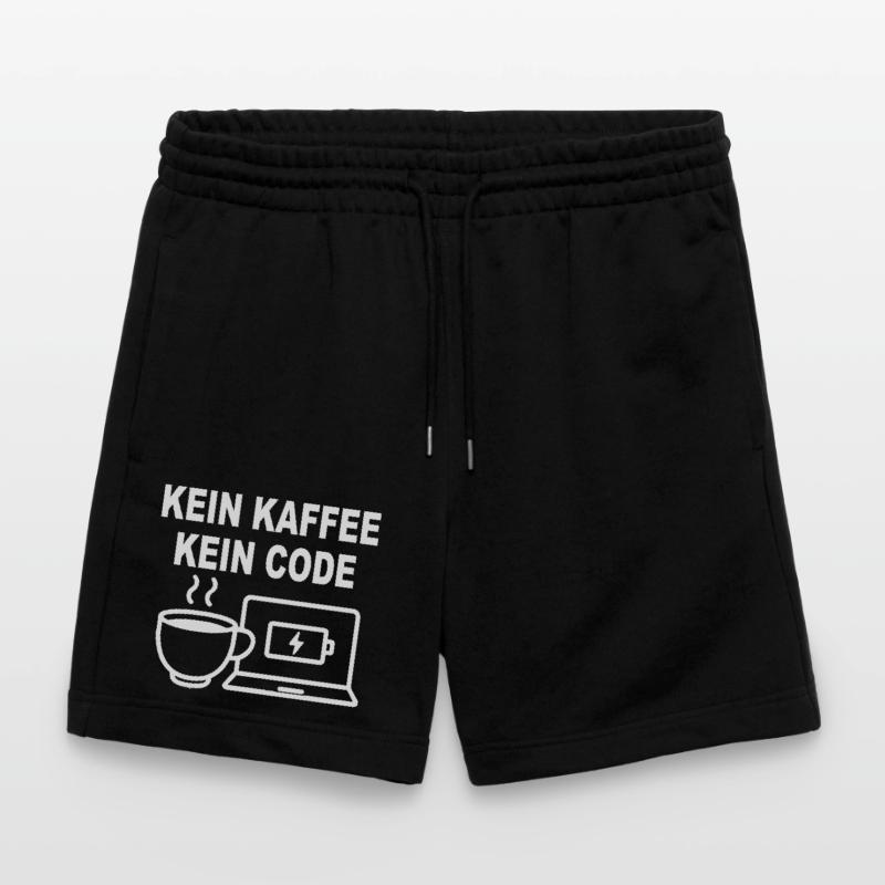 Kein Kaffee Kein Code - Conception de programmeur amusant Short de jogging bio TRAINER Stanley/Stella unisexe