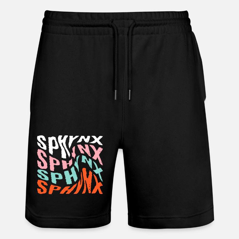 SPHYNX Cat - Short de jogging bio TRAINER Stanley/Stella unisexe - noir