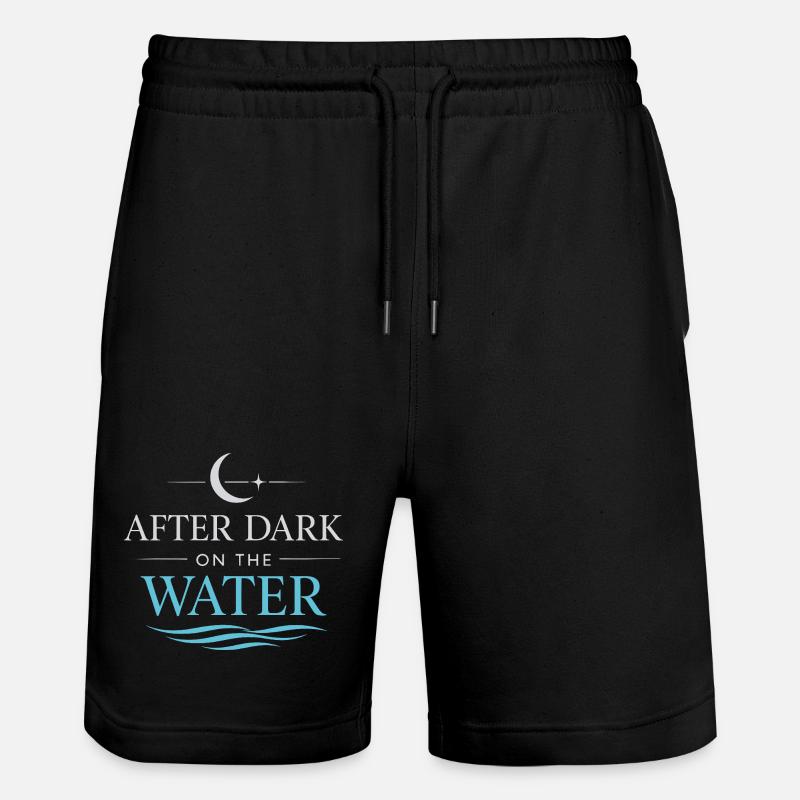 Nachtbootfahren Mit - Stanley/Stella Unisex Bio Joggingshorts Trainer  - Schwarz