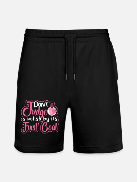 Nageldesigner Nageldesignerin Kosmetik Nagelstudio - Stanley/Stella Unisex Bio Joggingshorts Trainer  - Schwarz