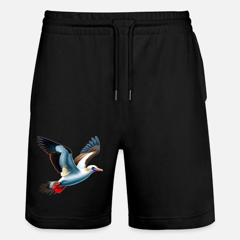 Nazca booby gift - Stanley/Stella Trainer Unisex Organic Jogging Shorts - black