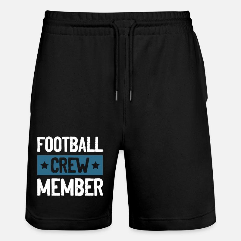 Équipe de football - Short de jogging bio TRAINER Stanley/Stella unisexe - noir