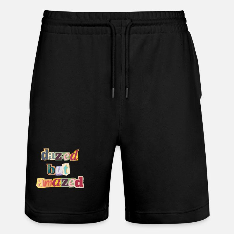 dazed but amazed - Stanley/Stella Unisex Bio Joggingshorts Trainer  - Schwarz