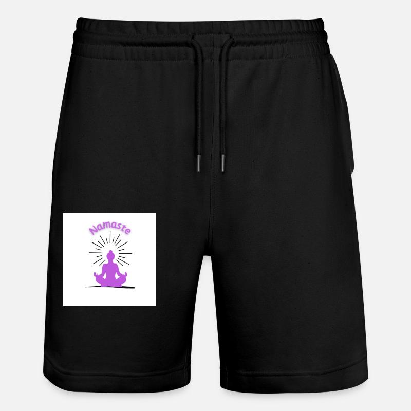 Namaste_1 - Short de jogging bio TRAINER Stanley/Stella unisexe - noir