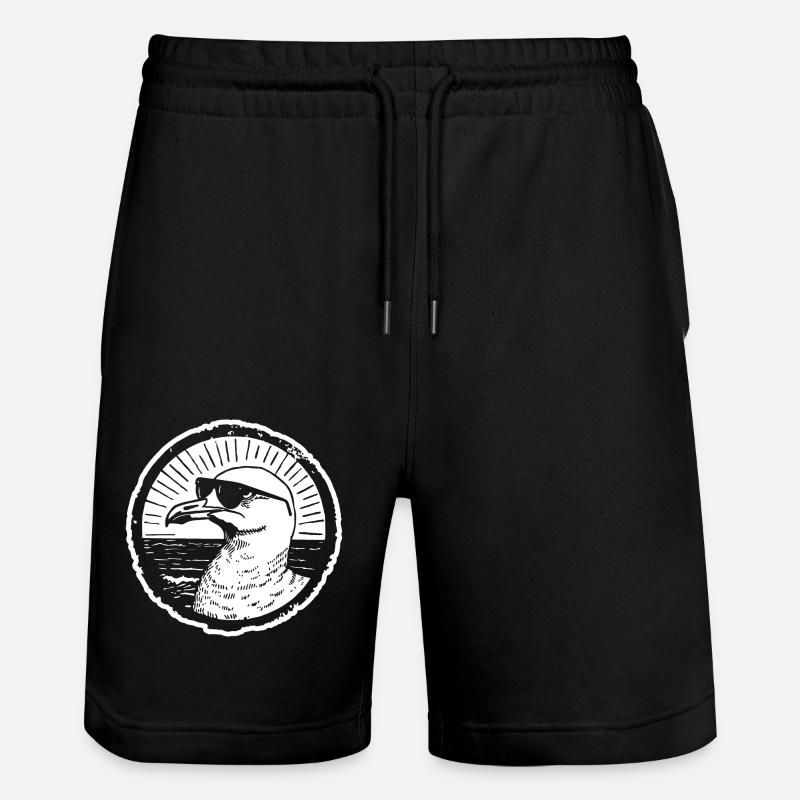 Mouette - Short de jogging bio TRAINER Stanley/Stella unisexe - noir
