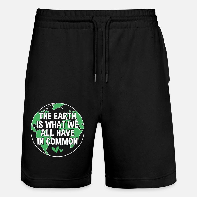 Jour de la Terre - Short de jogging bio TRAINER Stanley/Stella unisexe - noir