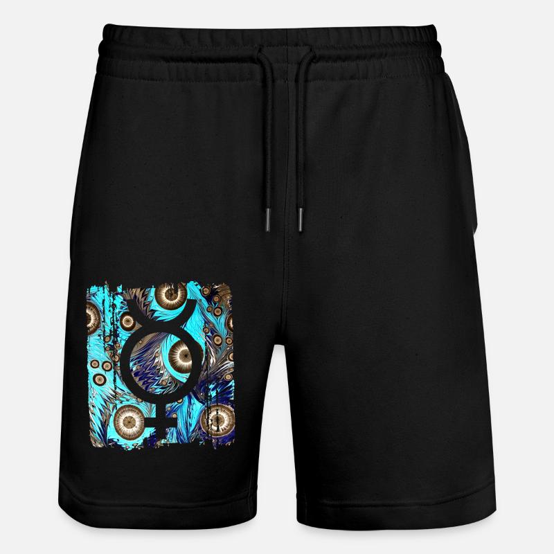 merkur e 268 - Stanley/Stella Unisex Bio Joggingshorts Trainer - Schwarz