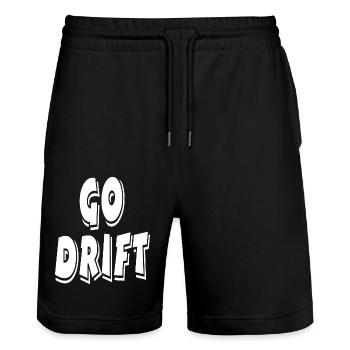 Auto - Stanley/Stella Unisex Bio Joggingshorts Trainer  - Schwarz - Vorne - Nik (191cm) & Marisol (170cm)