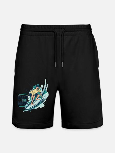 Wassersport - Stanley/Stella Unisex Bio Joggingshorts Trainer - Schwarz