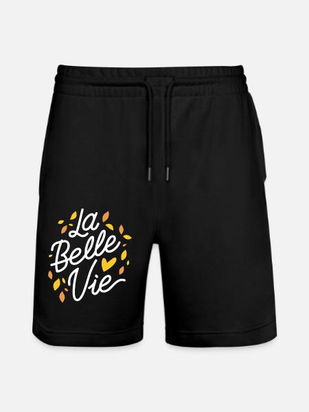 La belle vie - Short de jogging bio TRAINER Stanley/Stella unisexe - noir