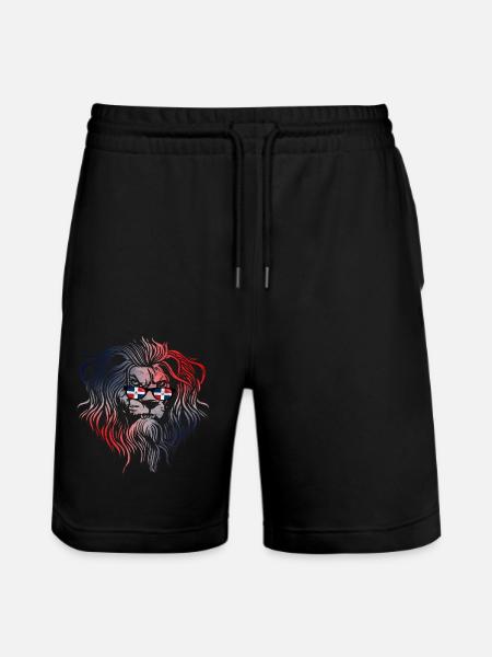 Dominican Republic - Stanley/Stella Trainer Unisex Organic Jogging Shorts - black