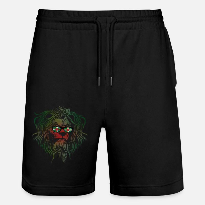 Dominica - Stanley/Stella Unisex Bio Joggingshorts Trainer  - Schwarz