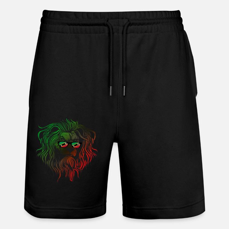 Saint Kitts et Nevis - Short de jogging bio TRAINER Stanley/Stella unisexe - noir