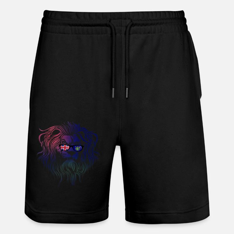 Pitcairninseln - Stanley/Stella Unisex Bio Joggingshorts Trainer  - Schwarz