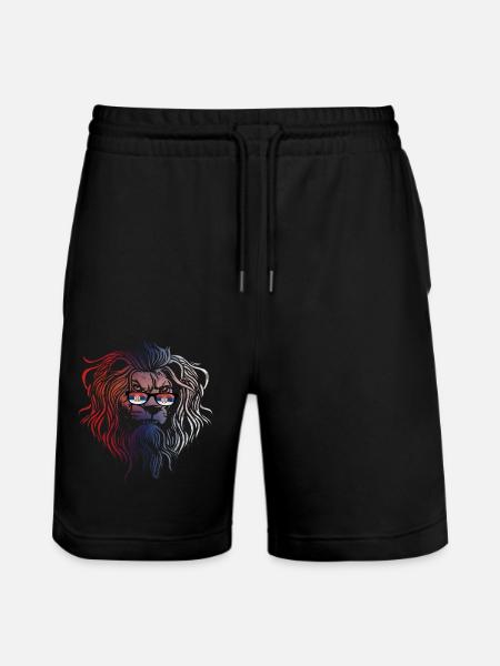 Serbia - Stanley/Stella Trainer Unisex Organic Jogging Shorts - black