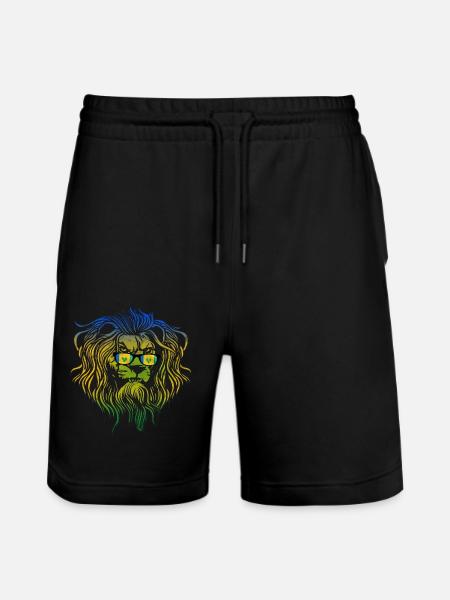 Saint Vincent and the Grenadines - Stanley/Stella Trainer Unisex Organic Jogging Shorts - black
