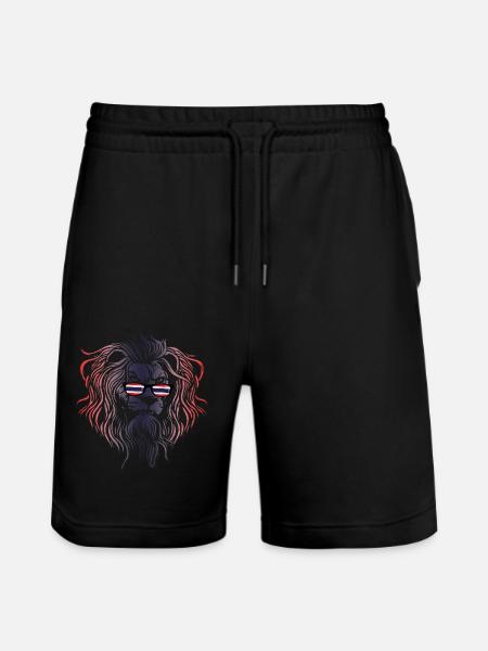 Thailand - Stanley/Stella Trainer Unisex Organic Jogging Shorts - black