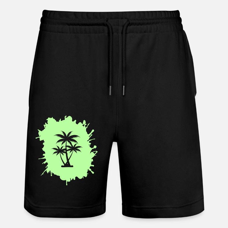 Lobs de palmiers - Short de jogging bio TRAINER Stanley/Stella unisexe - noir