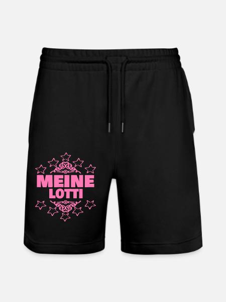 Mädchen Lotti - Stanley/Stella Unisex Bio Joggingshorts Trainer  - Schwarz