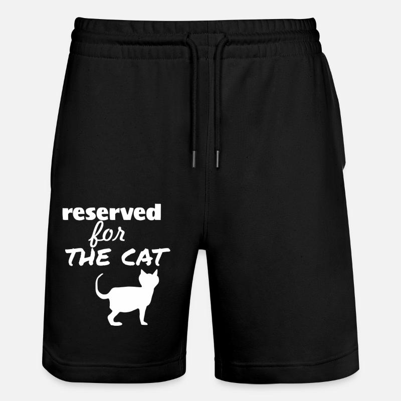 Réservé au chat - Short de jogging bio TRAINER Stanley/Stella unisexe - noir