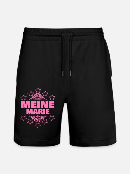 Marie - Stanley/Stella Trainer Unisex Organic Jogging Shorts - black