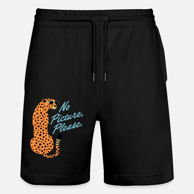 Guépard des Paparazzis - Short de jogging bio TRAINER Stanley/Stella unisexe - noir