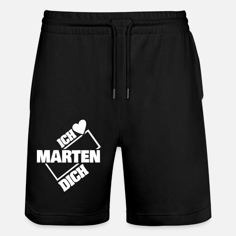 Martre - Short de jogging bio TRAINER Stanley/Stella unisexe - noir