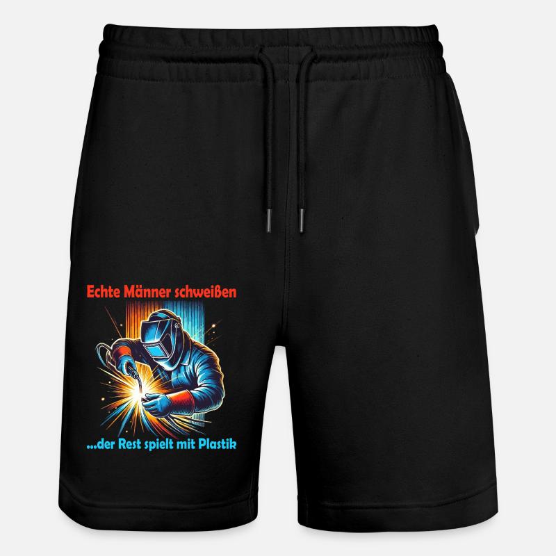 De vrais soudeurs - Short de jogging bio TRAINER Stanley/Stella unisexe - noir