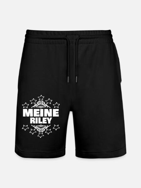 Maedchen Riley - Stanley/Stella Unisex Bio Joggingshorts Trainer  - Schwarz