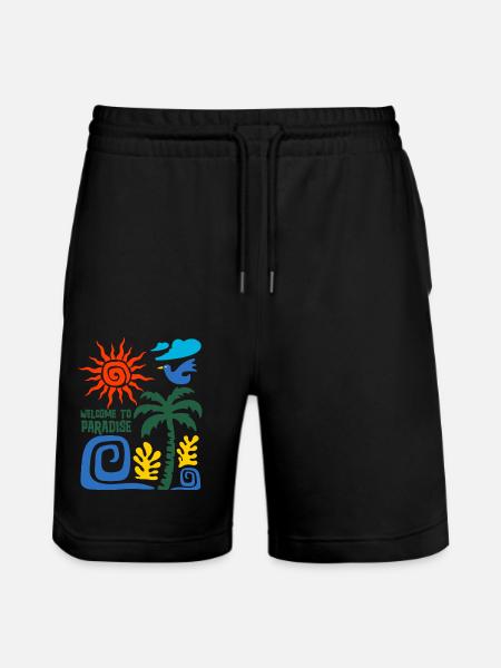 Vacances et plage - Short de jogging bio TRAINER Stanley/Stella unisexe - noir