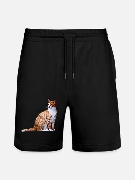 Chat chat chat Cat Cat - Short de jogging bio TRAINER Stanley/Stella unisexe - noir