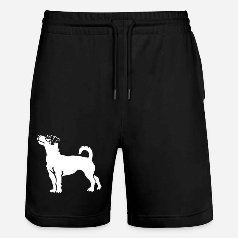 Jack Russell Terrier « Black Edition » - Short de jogging bio TRAINER Stanley/Stella unisexe - noir
