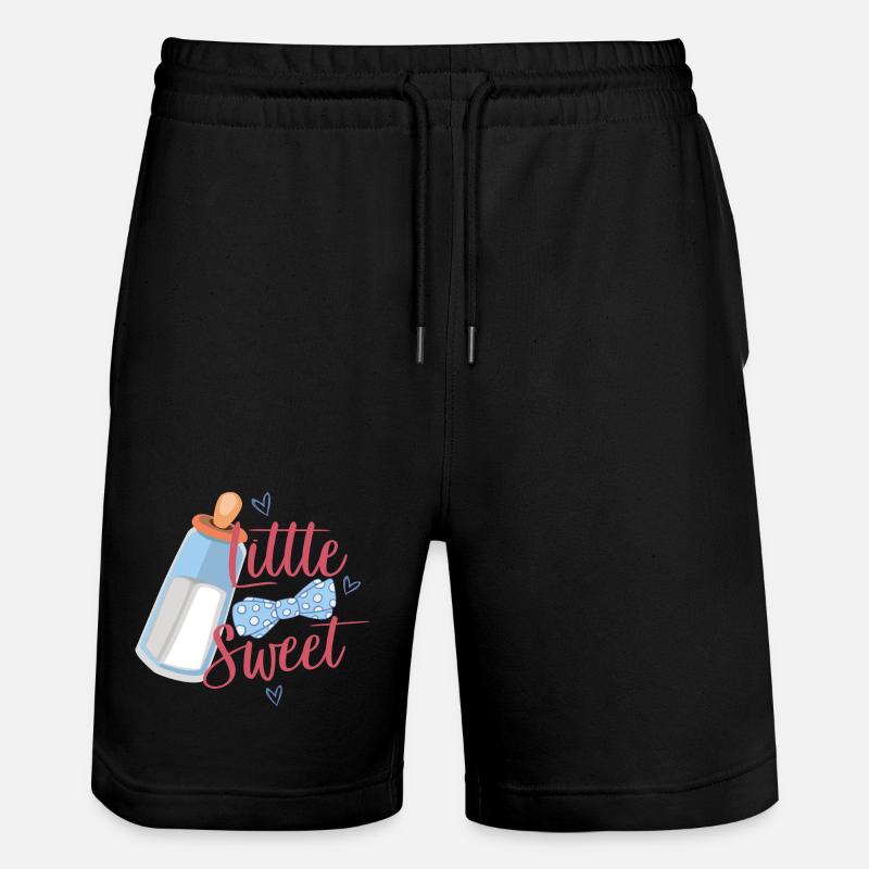 Bébé petit et doux - Short de jogging bio TRAINER Stanley/Stella unisexe - noir