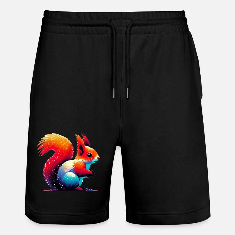 Écureuil - Short de jogging bio TRAINER Stanley/Stella unisexe - noir