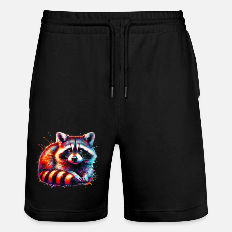 Raton laveur - Short de jogging bio TRAINER Stanley/Stella unisexe - noir