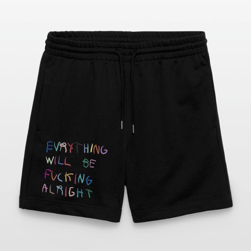 Everything will be alright bunt  Stanley/Stella Unisex Bio Joggingshorts Trainer 