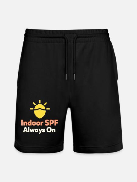 SPF Cultuur Identiteit Huidverzorging Humor - Stanley/Stella uniseks bio-joggingshorts Mover - zwart