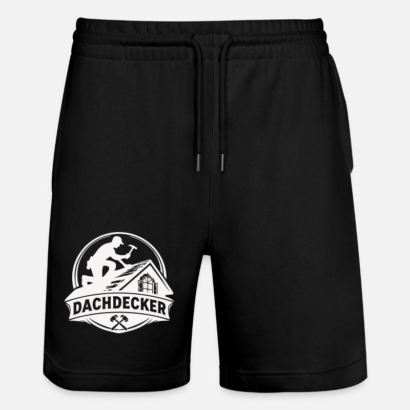 Roofer Craft Logo Motif - Short de jogging bio TRAINER Stanley/Stella unisexe - noir