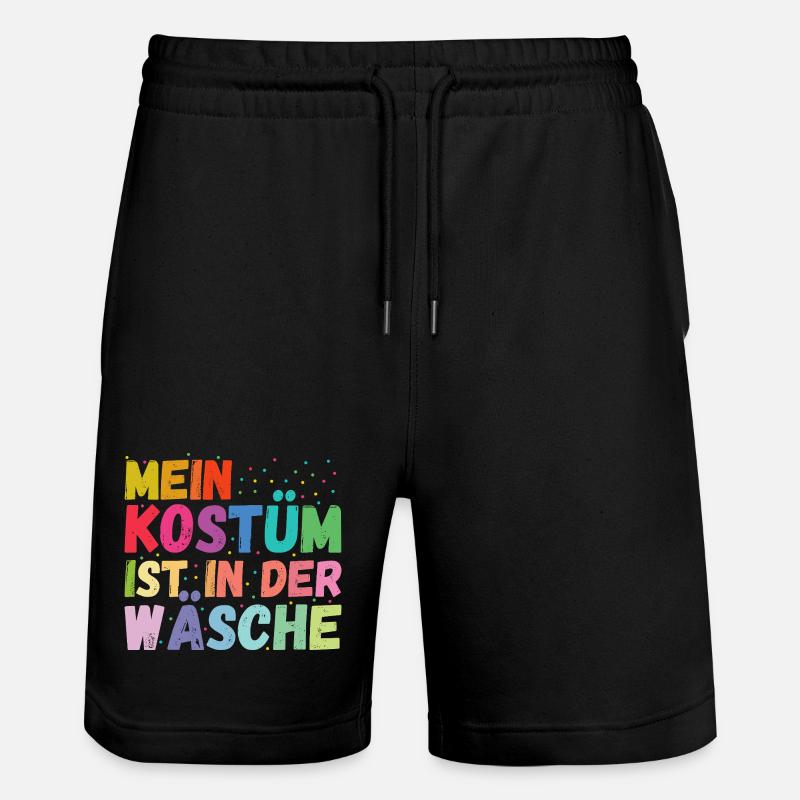 Mon costume est à laver - Short de jogging bio TRAINER Stanley/Stella unisexe - noir