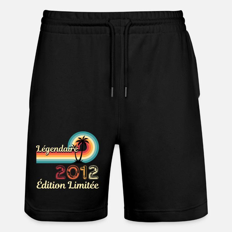 Légendaire 2012, édition limitée - Short de jogging bio TRAINER Stanley/Stella unisexe - noir