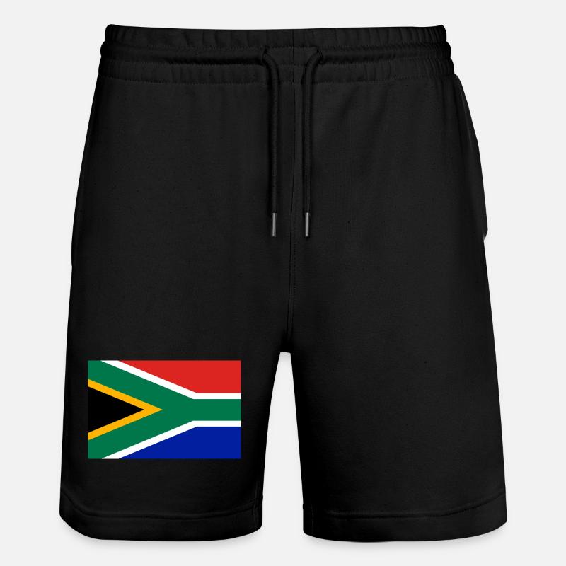 Drapeau de l’Afrique du Sud - Short de jogging bio TRAINER Stanley/Stella unisexe - noir