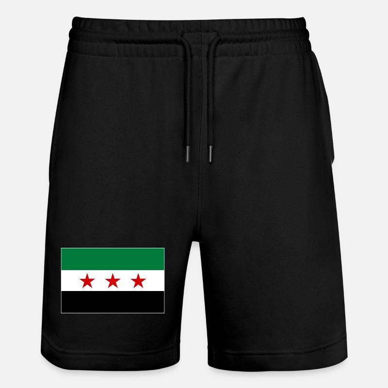 Drapeau de la Syrie - Short de jogging bio TRAINER Stanley/Stella unisexe - noir