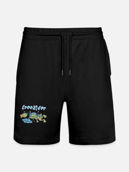 Grenouille plongeuse - Short de jogging bio TRAINER Stanley/Stella unisexe - noir