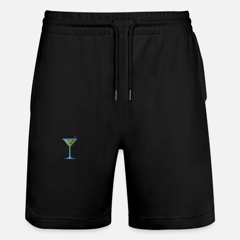 Cocktail - Stanley/Stella Unisex Bio Joggingshorts Trainer  - Schwarz