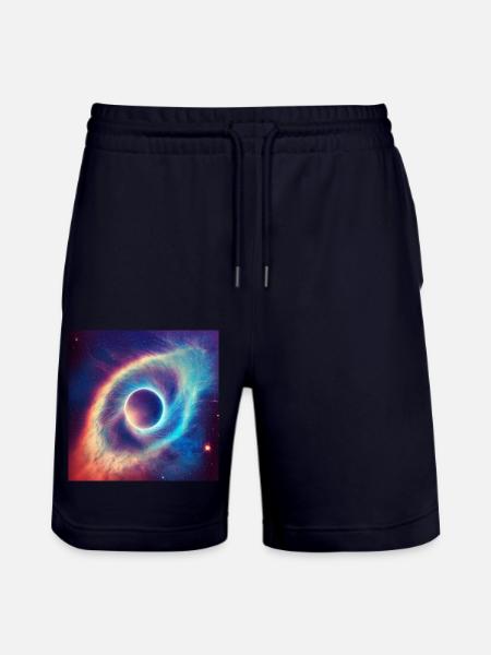 That eye in the sky - Stanley/Stella Trainer Unisex Organic Jogging Shorts - dark navy