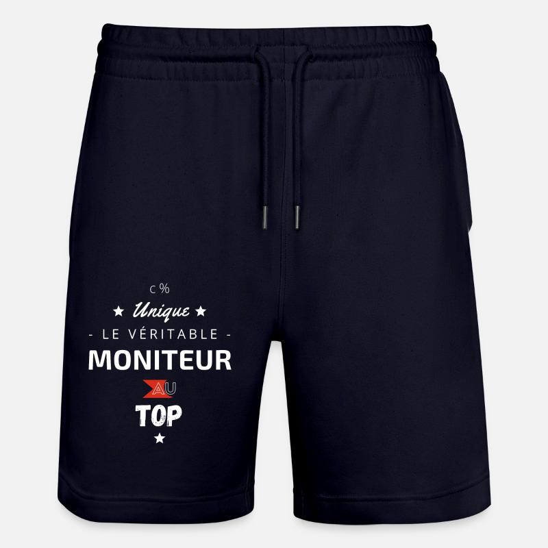 Le véritable Moniteur au top - Short de jogging bio TRAINER Stanley/Stella unisexe - marine foncé