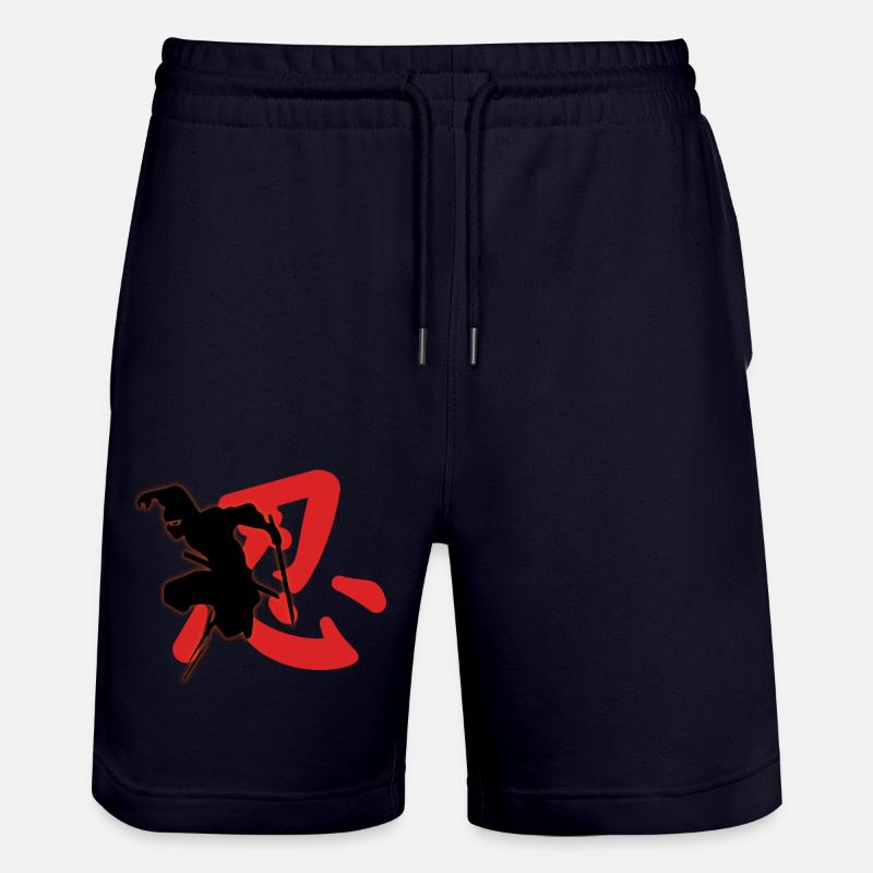 Ninja - Short de jogging bio TRAINER Stanley/Stella unisexe - marine foncé