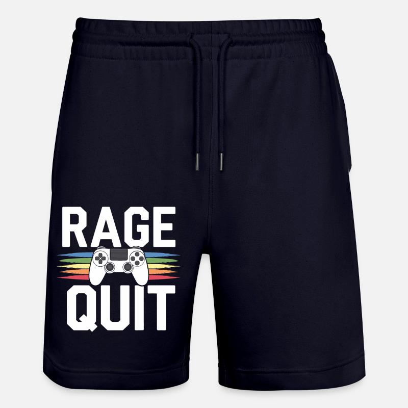Rage quit - Short de jogging bio TRAINER Stanley/Stella unisexe - marine foncé